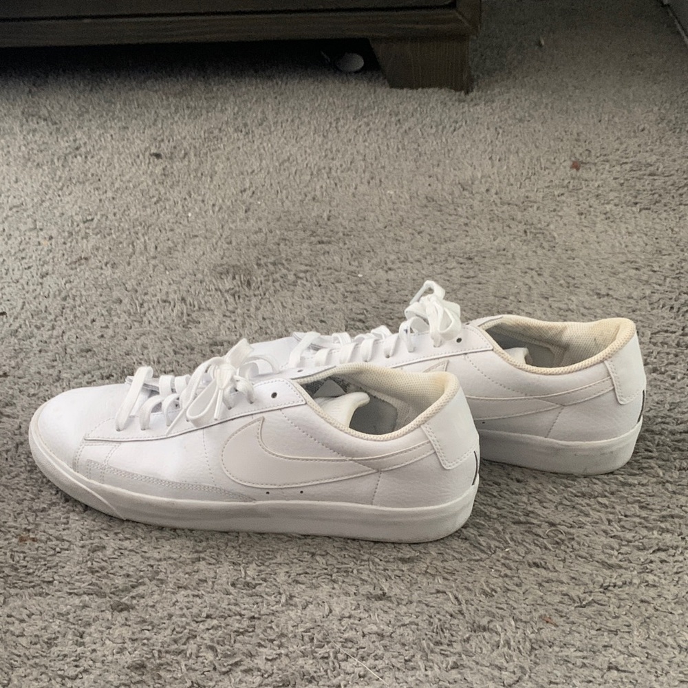 Nike All-White Low-Top Sneakers